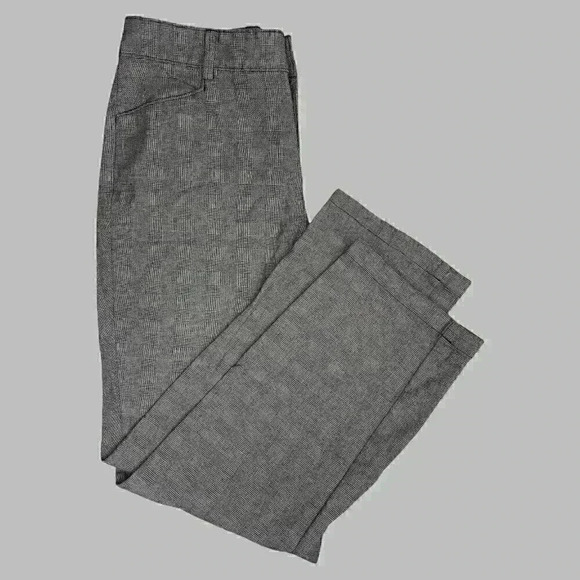 Lee Vintage Relaxed Fit Straight Leg Black & Gray Plaid Pants Size 12โ MEDIUM - Picture 3 of 7